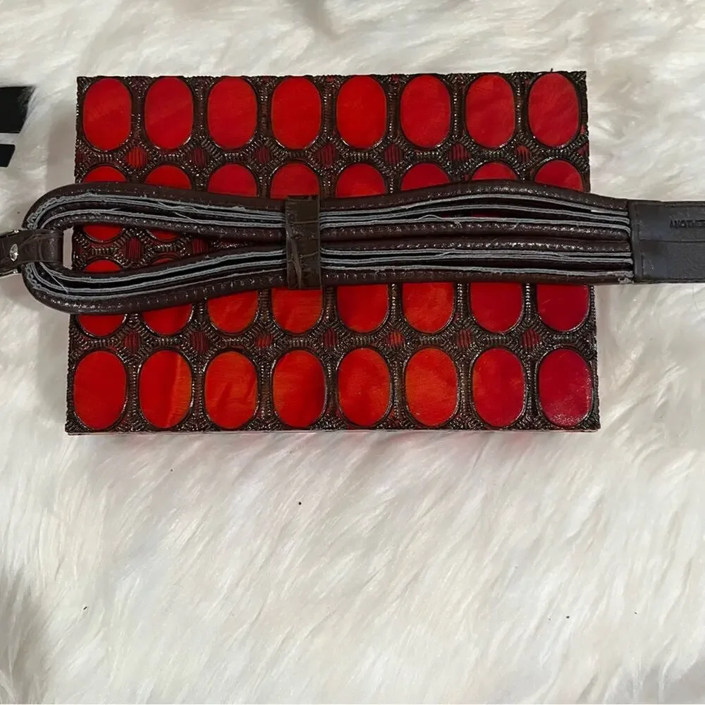 NEW Another Line Multi Strand Interlocking Adjustable Waist Belt 1.25” Brown NWT